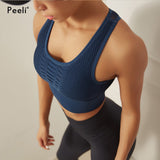 Seamless Sports Bra Top Fitness ,Women Running Crop Tops, Yoga Bra High Impact Activewear