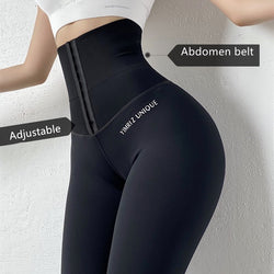 shrink abdomen High Waisted Yoga Pants Workout legging Sports Women Fitness Gym Leggings Running Training Tights Activewear